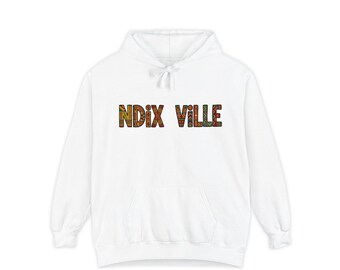 NDIX VILLE hoodie | NDIRANDE Graphic Hoodie, White Pullover