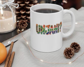UNJANI? Mug | Colorful South African Greeting Ceramic Coffee Cup