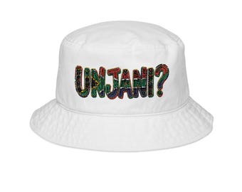 Unjani? Embroidered South African  Bucket Hat