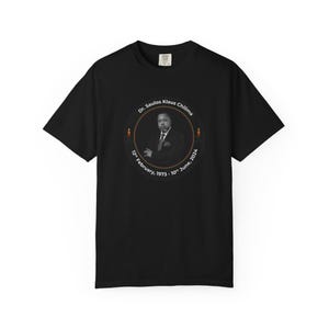 T-shirt met herdenkingsportret Dr. Saulos Klause Chilima | SKC Tribute