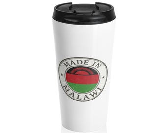 Made in Malawi Travel Mug | Malawi Flag Stainless Tumbler