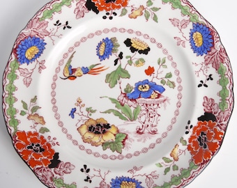 Mason's Patent Ironstone China Teller im Muster ""Persiana""."