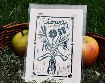 Iowa Wildflowers Print