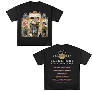 Michael Jackson Dangerous Tour T Shirt - Etsy
