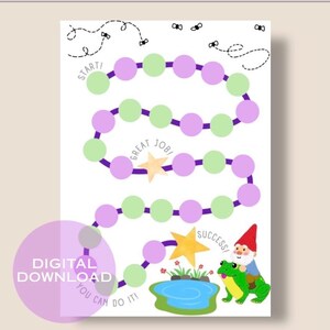 Garden Gnome Reward Chart (Digital Download)