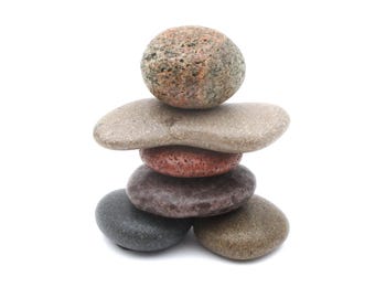 Lake Michigan & Lake Superior Inukshuk Style Stone Cairn - Handmade Rock Man Sculpture - Nature Lover Gift