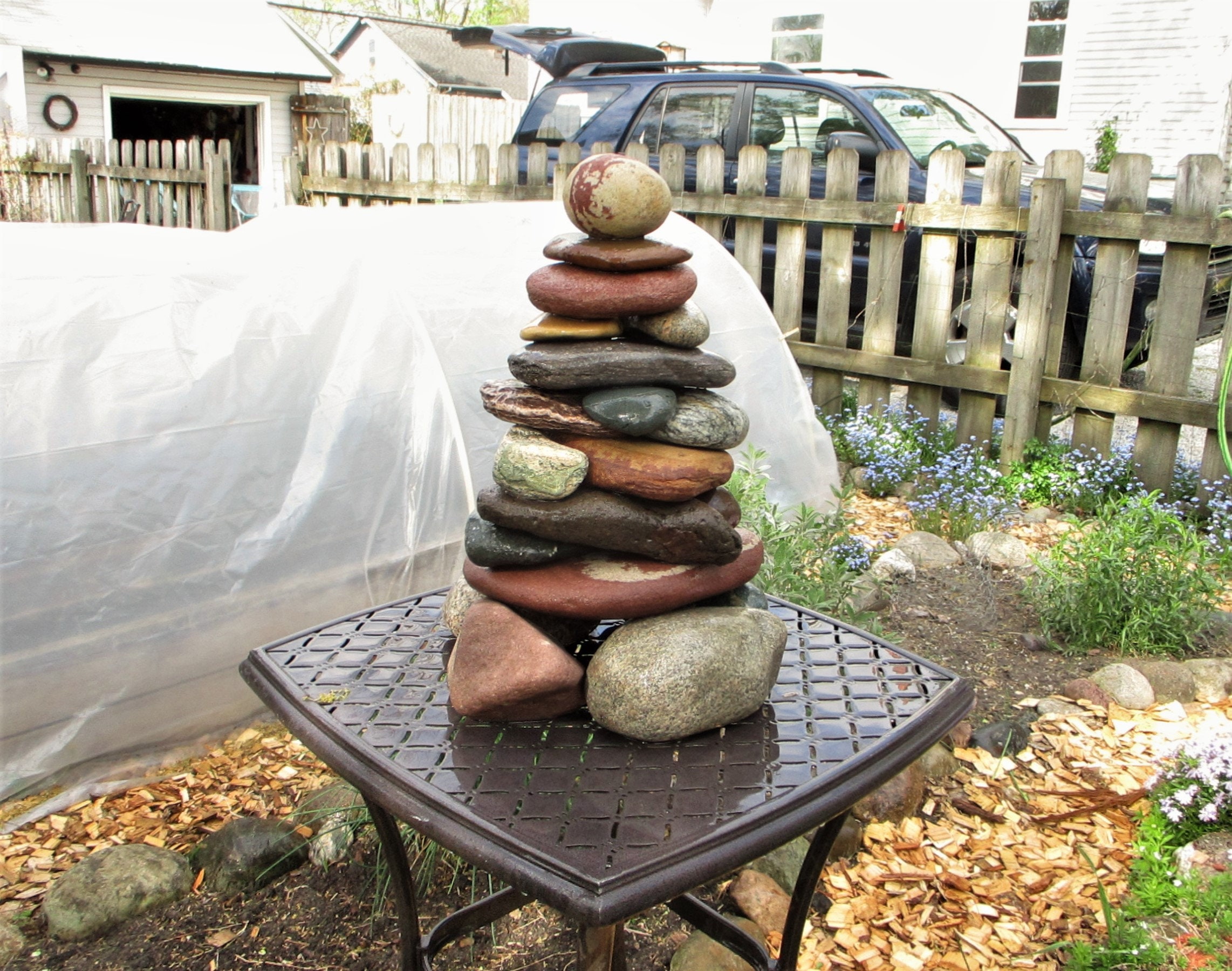 Large 40grey/brown Flat Rocks, 3 Inchs to 4 Inches Flat Medium Rocks, Cairn  Stones, PNW, Wedding Stone, Beach Rocks, Mother Nature,ooak,rock 