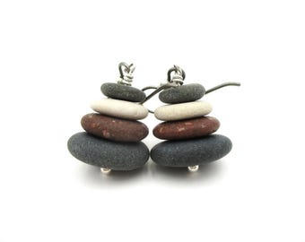 Pebble Cairn Earrings