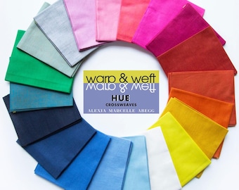 経糸と緯糸：Hue Wovens - ファットクォーターバンドル