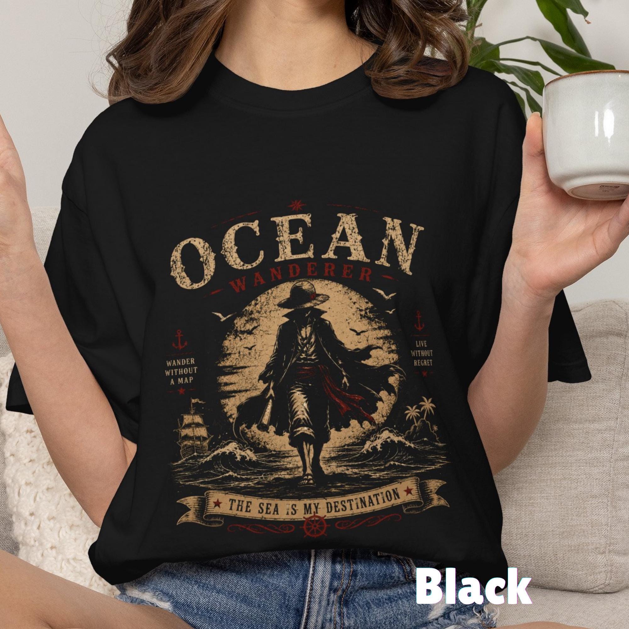 Mugiwaraページです。 Mugiwara Shirt - Etsy Canada