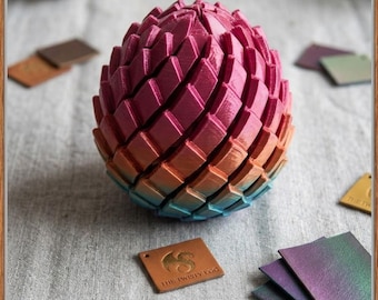 Articulated Dragon Egg Fidget Toy | Silk PLA, Fantasy Desk Decor