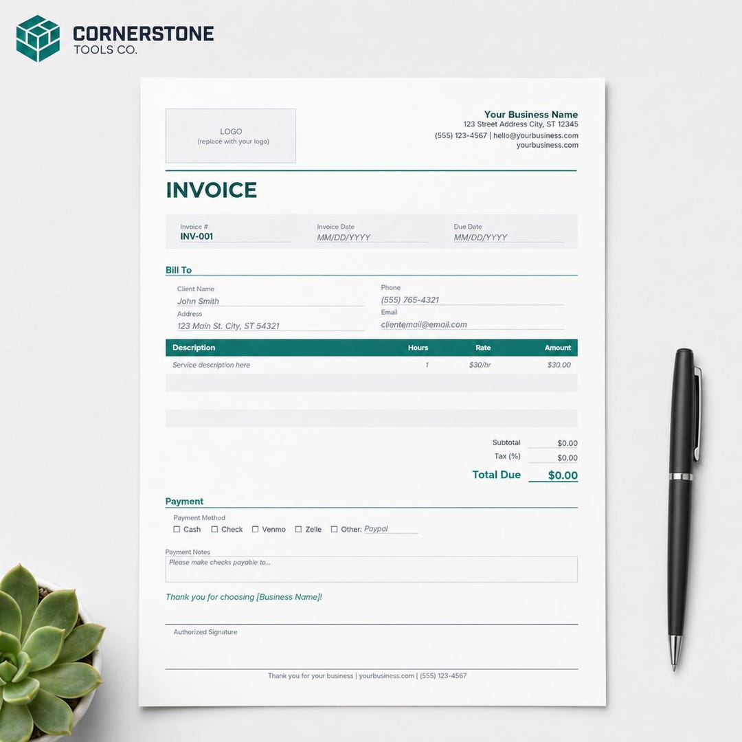 Cleaning Invoice Template | Editable Canva House Cleaner Invoice ...