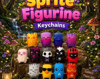 Sprite Fort Keychain Battle Royal | 3D Printed Figurine