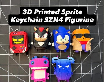 3D Printed Sprite Keychain Figurine | CHAPTER 7 SZN 4 Gamer Accessory