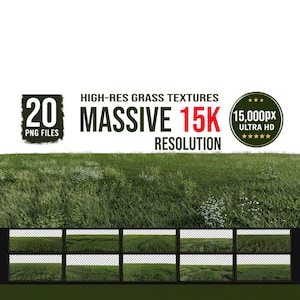 20 riesige 15K-Grastexturen, Ultra-HD-Feld-Overlays (Digitaler Download)