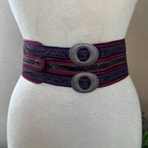 Vintage Avante Garde Emanuel Ungaro Waist Belt Snake Skin  display picture 3