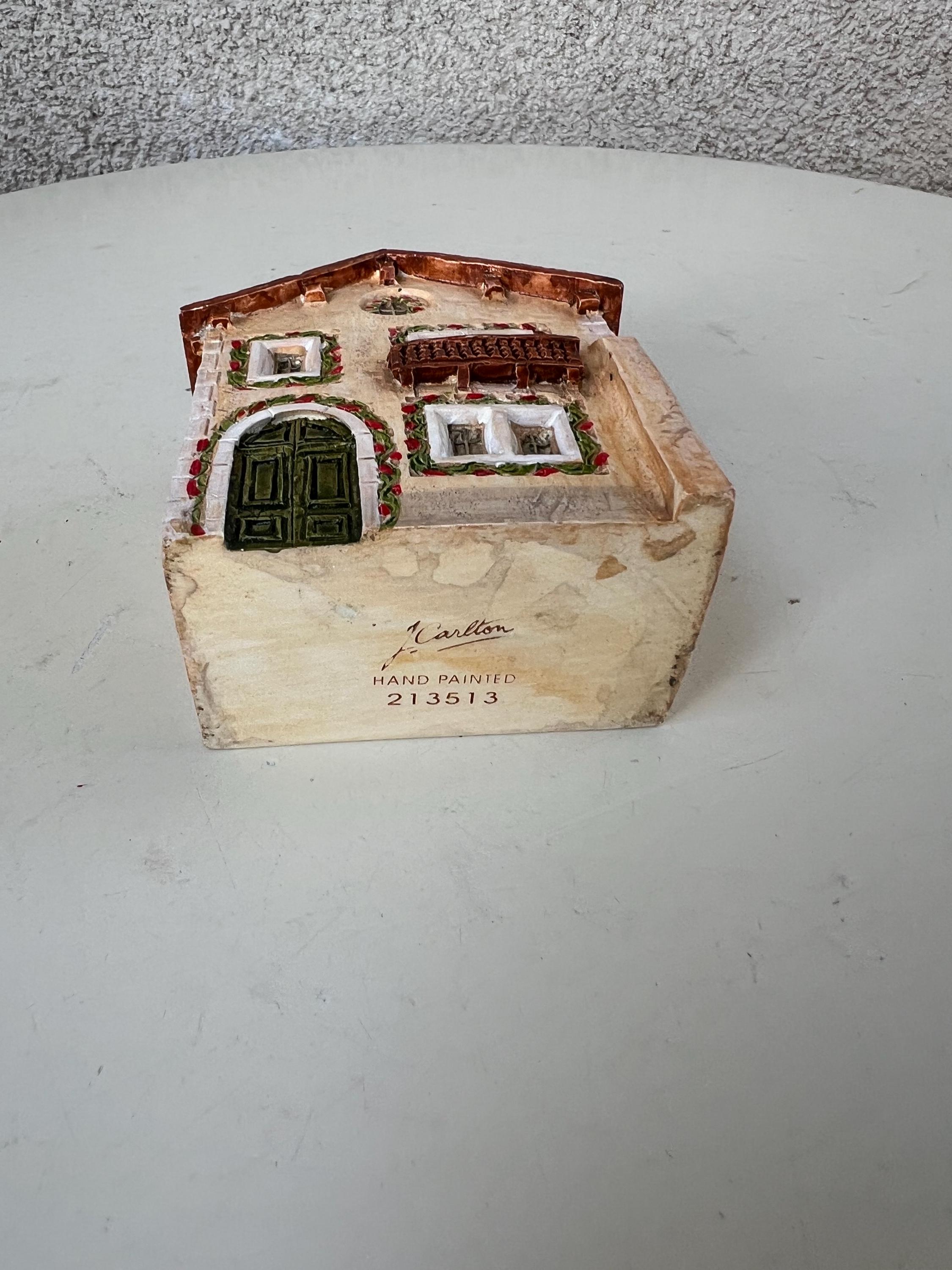 Vintage J Carlton Miniature House #213513 Hand Painted - Etsy Israel