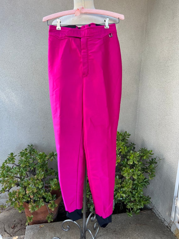 neon pink ski pants - Gem