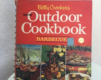 Vintage 1967 Betty Crocker's new Outdoor Cookbook Barbecue hardcover