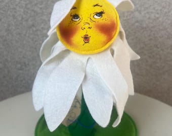 Muñecas Annalee vintage de 1994, Sunshine Flower, 23 x 15 cm, n.° 1592, nuevo en caja