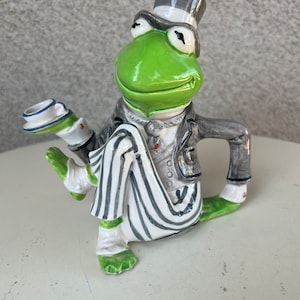 Vintage 70s Creamer Pitcher Kermit the Frog Ceramic Tastesetters