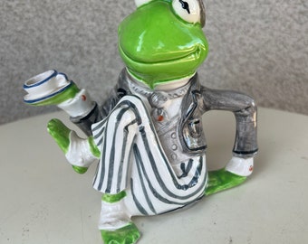 Vintage 70s Creamer Pitcher Kermit The Frog Ceramic Tastesetters Sigma