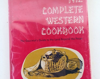 Vintage 1964 hardcover Asian recipes The Complete Western Cookbook by Betty Johnson 1500 recipes