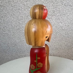 Vintage Japanese Kokeshi girl wood doll Creation Sosaku Hajime Miyashita 9 image 6