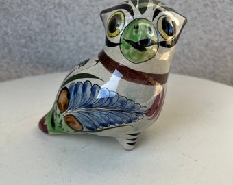 ヴィンテージ トナラ フォークアート 陶器 セラミック メキシコ 手描き