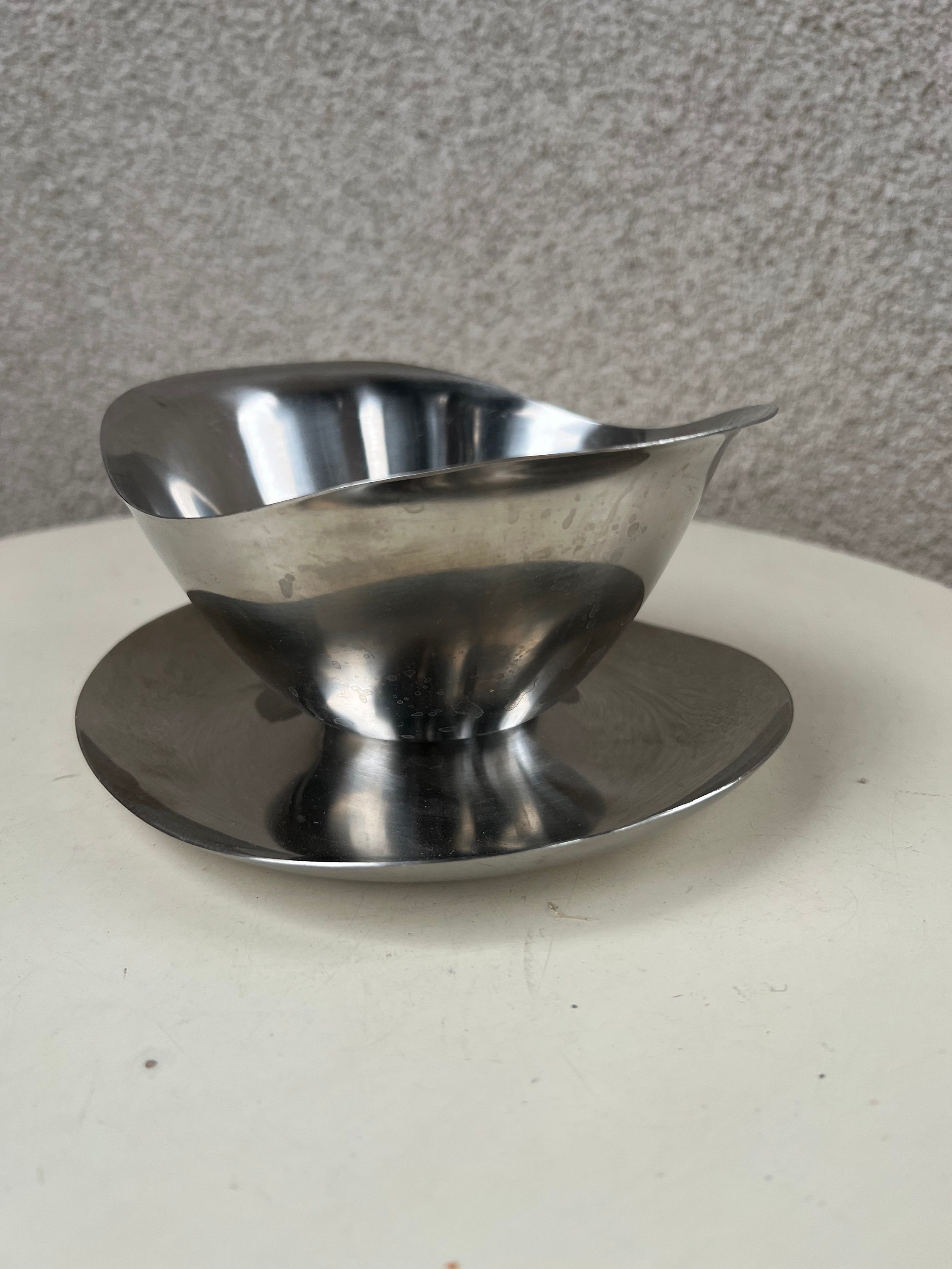 Vintage Gravy Boat Bowl Stainless Steel by Royal Dolphin 18.8