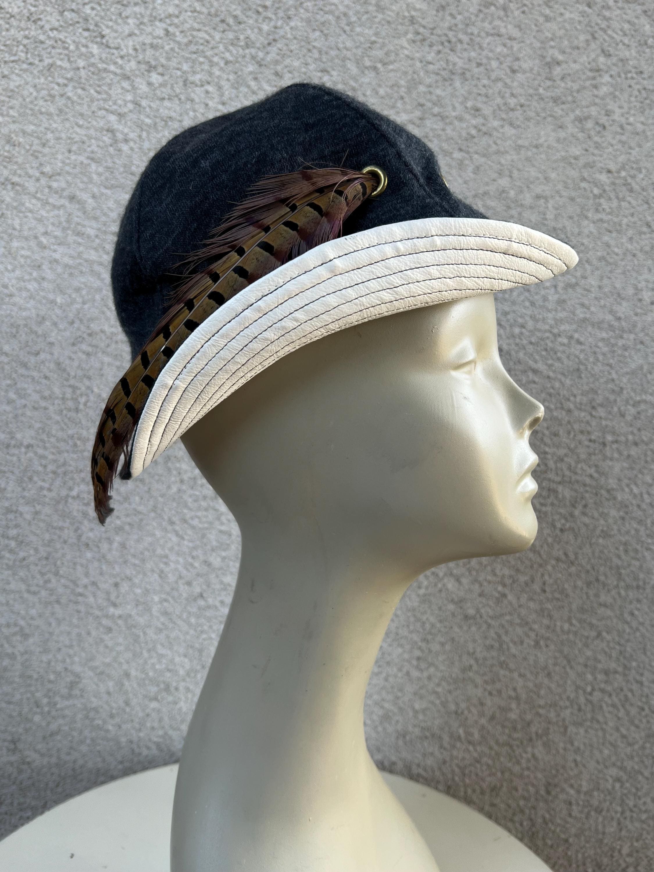 Really Cute Beige Topper/PB Hat/ Church by Coralie Coralie Hats - Etsy main image 4