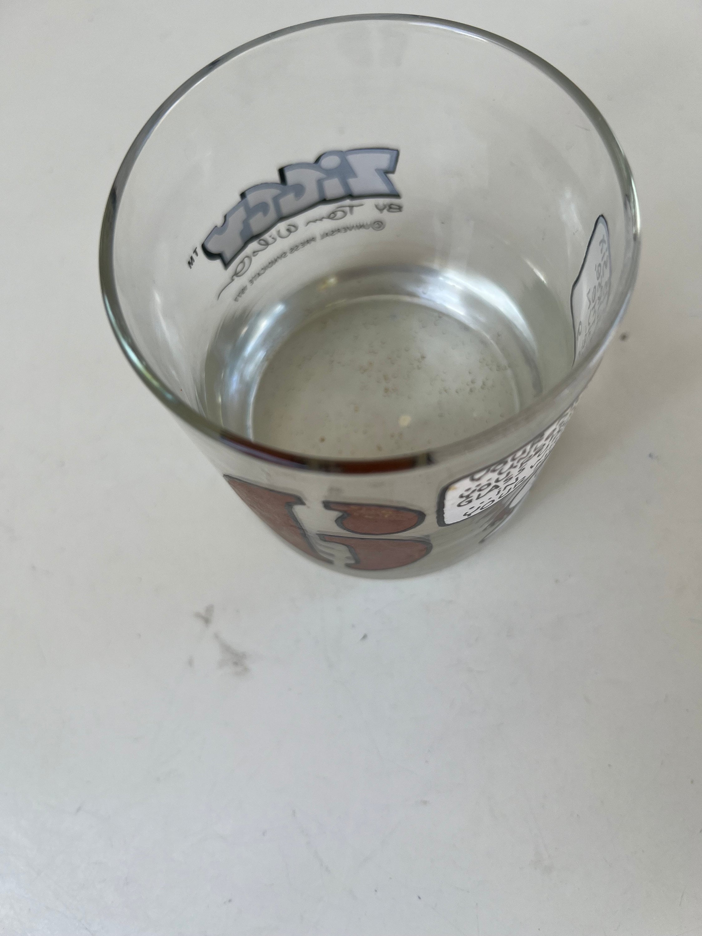 Vintage 1977 Ziggy #6 Rock Glass by Tom Wilson for Universal Press 