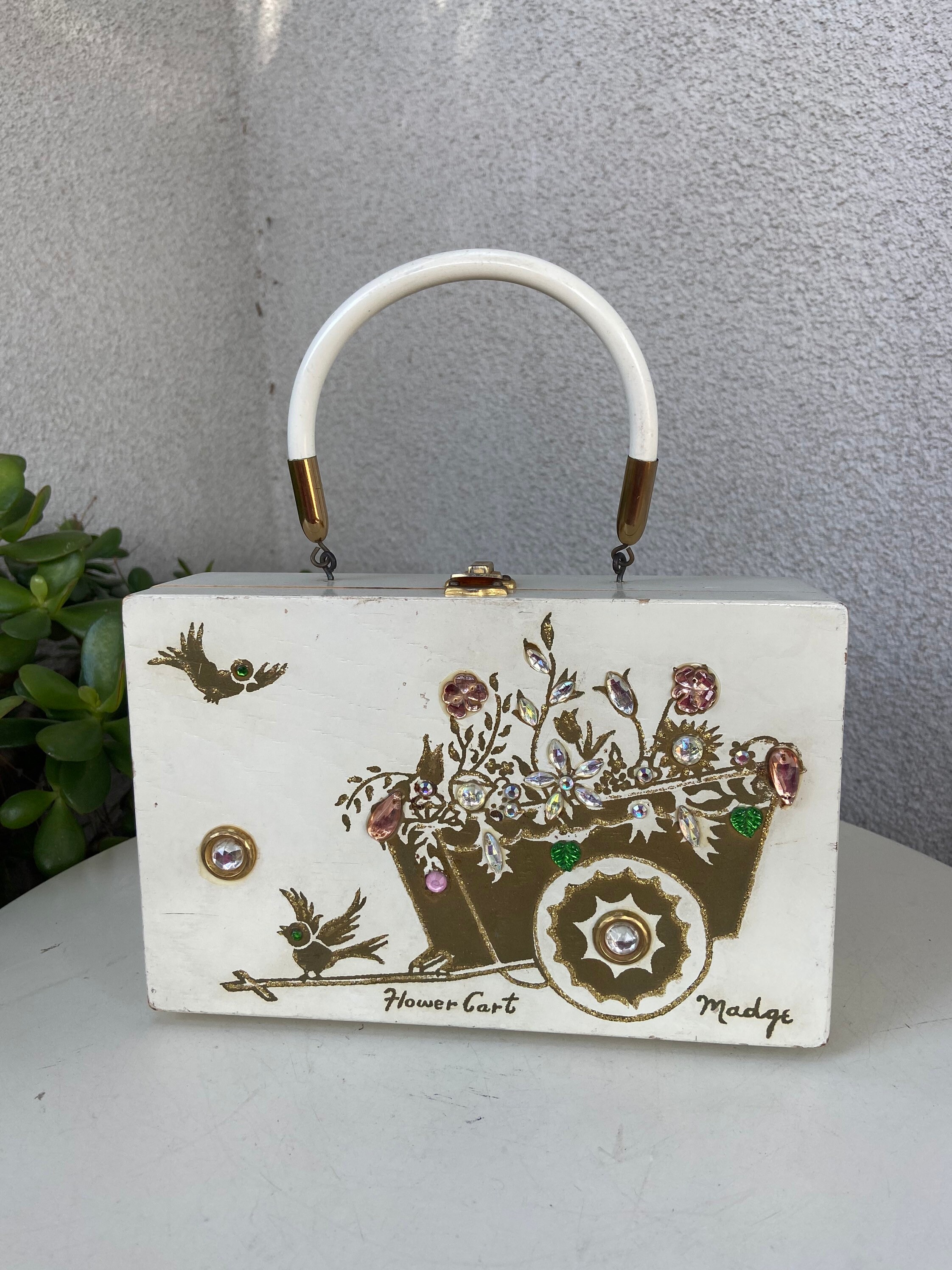 plastic box purse