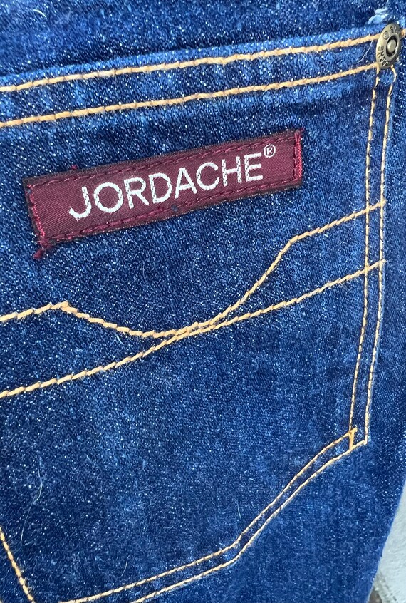 Vintage 70s Jordache blue jeans high waist size 2… - image 3