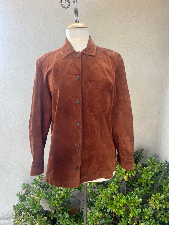 ゴールデンベアサンフランシスコのヴィンテージブラウンスエードレザー