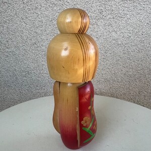 Vintage Japanese Kokeshi girl wood doll Creation Sosaku Hajime Miyashita 9 image 4