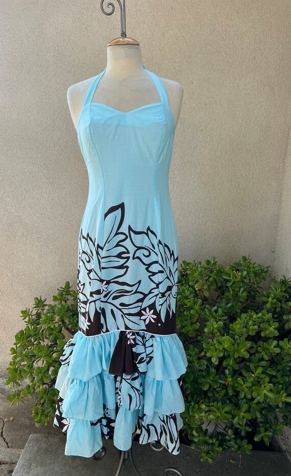 luau cocktail dress Luau Tied Shoulder Print Dress Pink