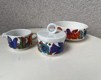 Vintage Aunt Jemima, Uncle Moses Sugar and Creamer Set