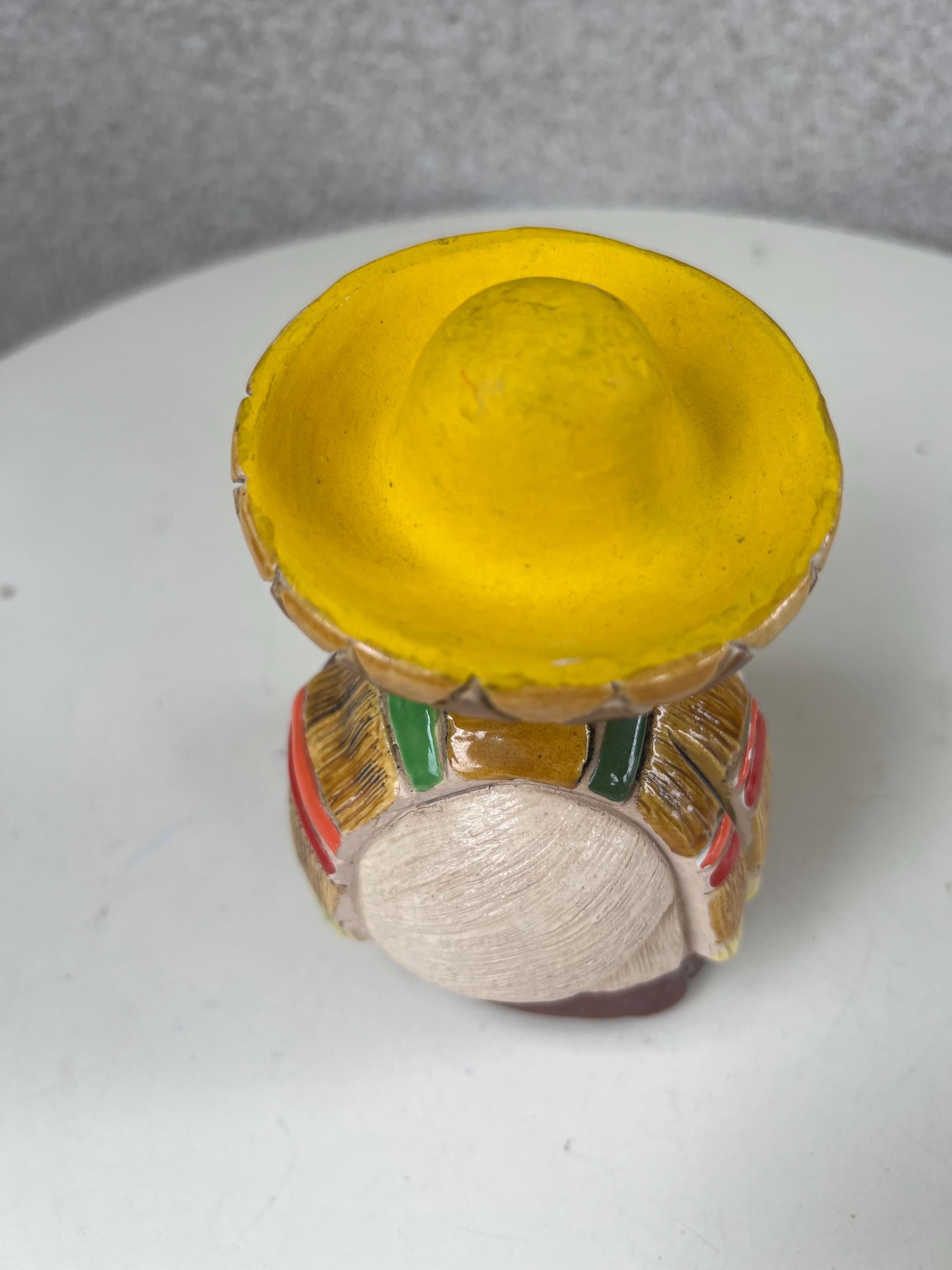 Launa R Vintage Launa Art Pottery Mexican Man Figurine 3D Signed Made in ...