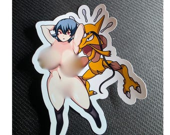 Sabrina Spoons Pokémon NSFW Hentai vinylklistermärke