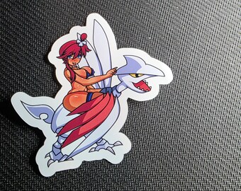 Skyla Pokémon NSFW hentai vinylklistermärke