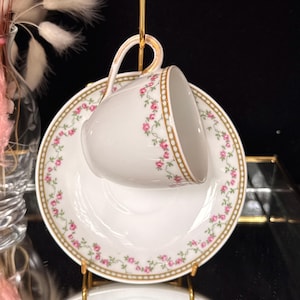Bernardaud Limoges Cup and Saucer - Etsy