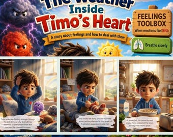 Libro de cuentos: El clima dentro del corazón de Timo