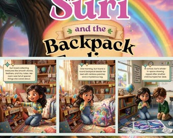 Libro de cuentos: Suri y la mochila de los sentimientos