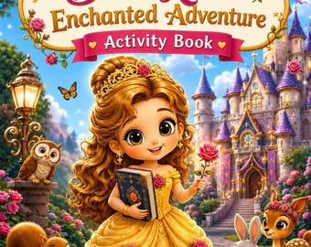 El libro de actividades de la aventura encantada de Bella Rose