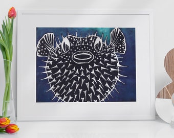 Pufferfish- Giclee