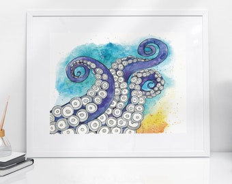 Tentacles- Giclee