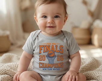 Knicks babybody | Knicks Finals 2026 Champions spädbarnsbody | Nyfödd Knicks babypresent | Knicks tröja för babyn