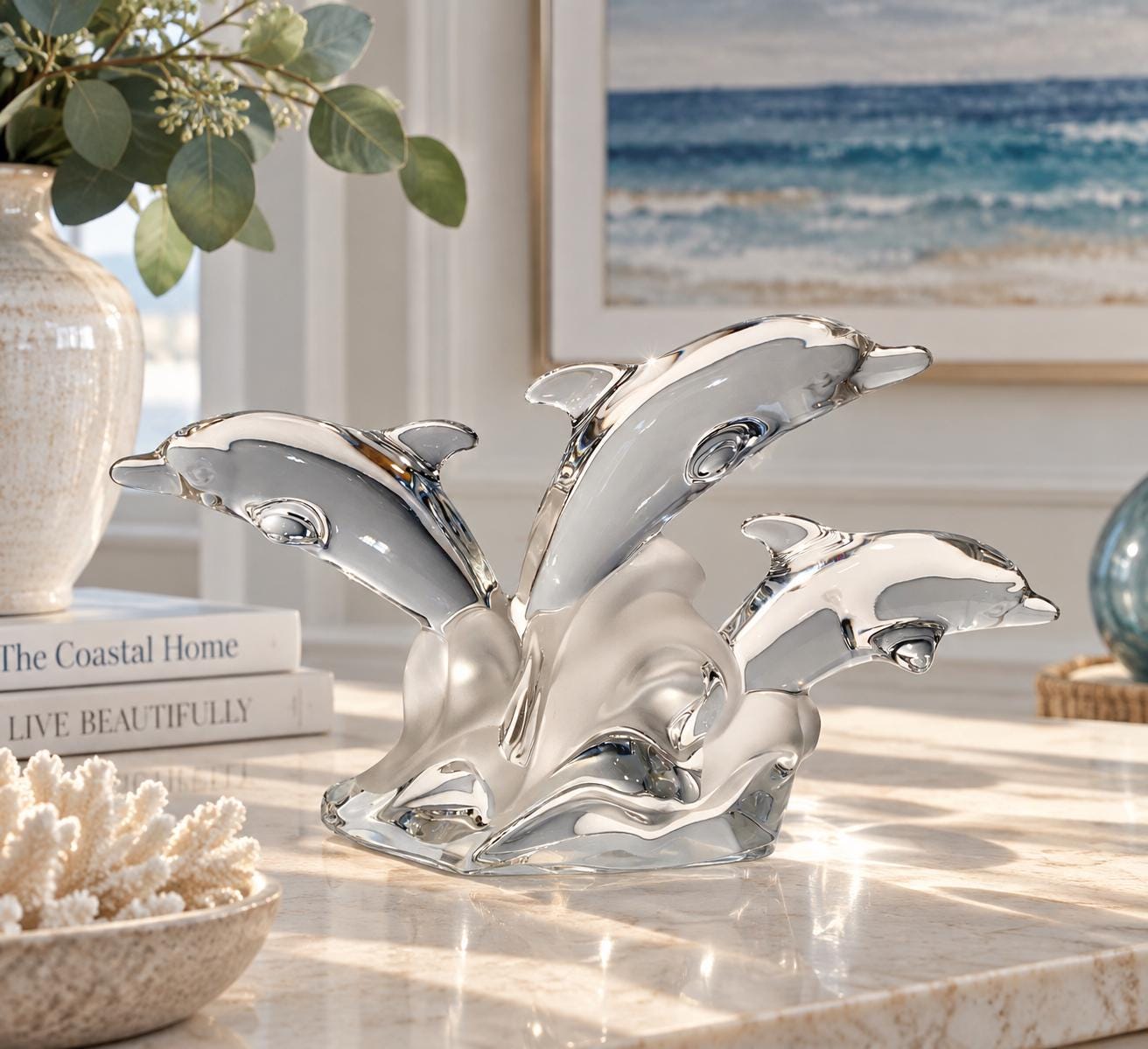 Lenox Crystal Dolphins - Etsy