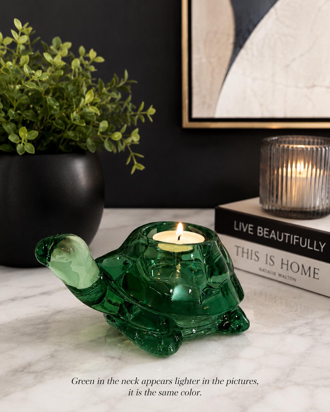 Vintage Glass Turtle - Etsy